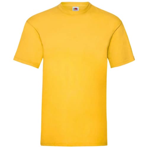 Promotional Fruit of the Loom Valueweight T-Shirts in sunflower from Total Merchandise