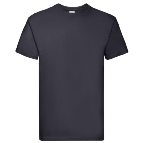 Fruit of the Loom Super Premium Unisex T-Shirts in Deep Navy