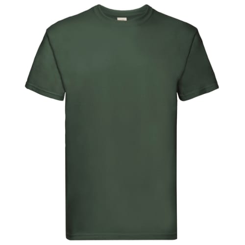 Green Fruit of the Loom Super Premium promotional t-shirts