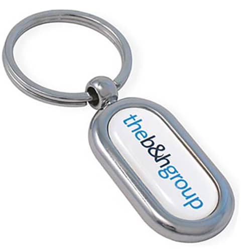 Branded Metal Keychains are Stylish Company Giveaway Ideas