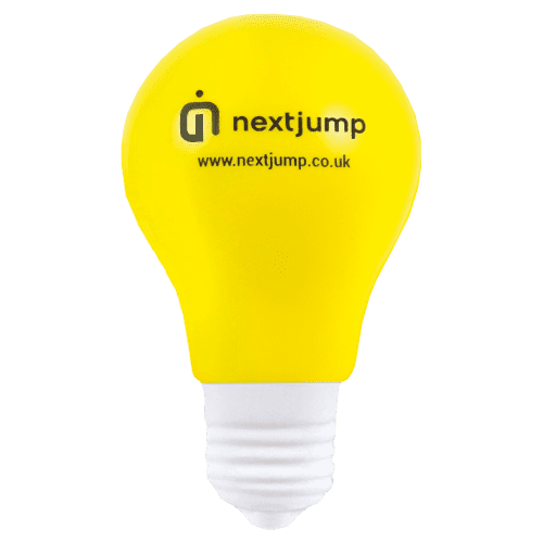 Stress Light Bulb in Off White/Yellow