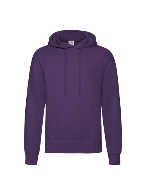 Fruit of the Loom Hoodies in Purple