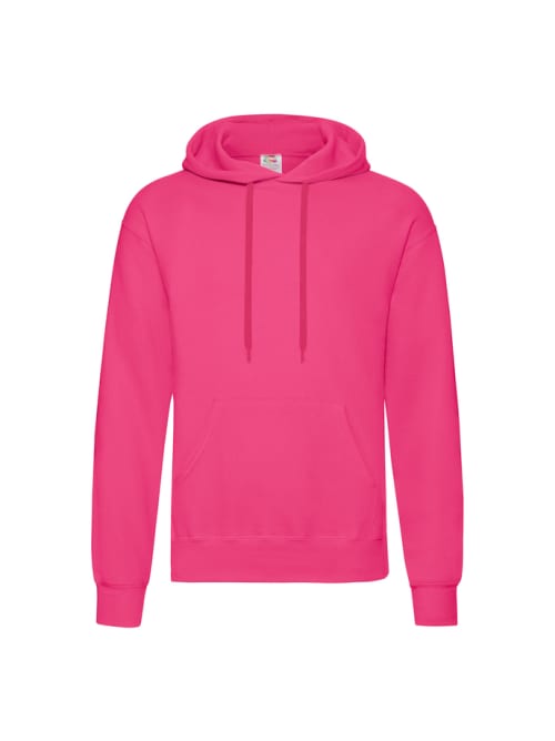 Fruit of the Loom Hoodies in Fuchsia