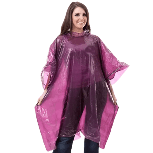 Disposable Printed Ponchos Branded With Your Logo From Total Merchandise