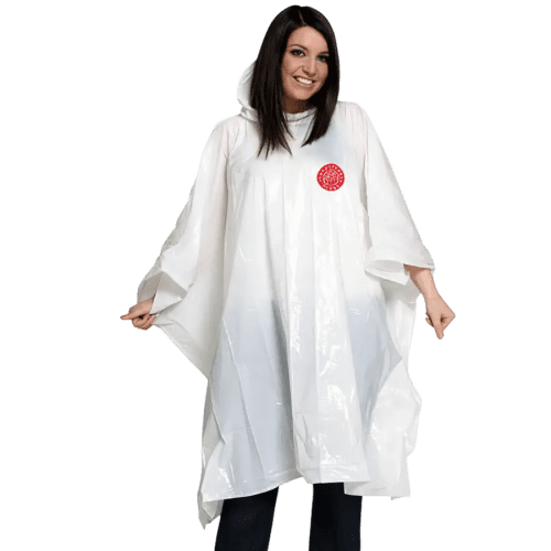 Disposable Printed Ponchos With Your Logo From Total Merchandise