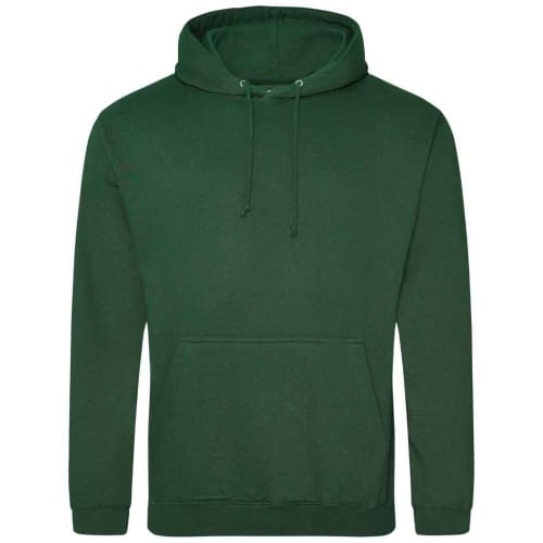 Branded AWD College Hoodies in Bottle Green from Total Merchandise