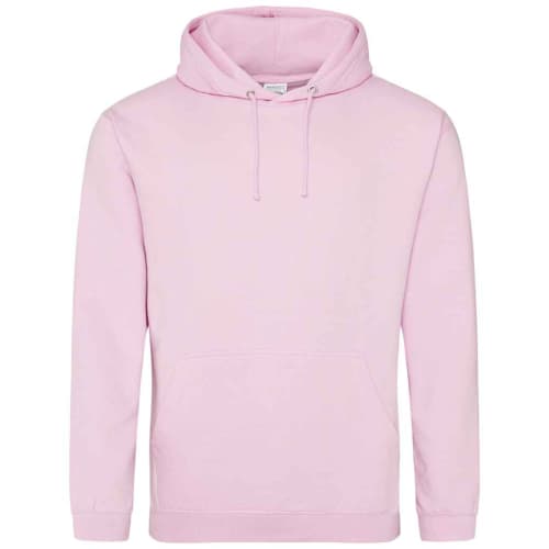 Branded AWD College Hoodies in Baby Pink from Total Merchandise