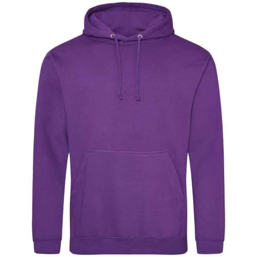 Promotional AWD College Hoodies in Purple from Total Merchandise