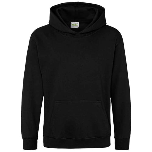 Custom Branded AWD Children's Hoodies in Deep Black from Total Merchandise