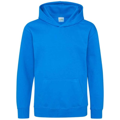 Custom Printed AWD Children's Hoodies in Sapphire Blue from Total Merchandise