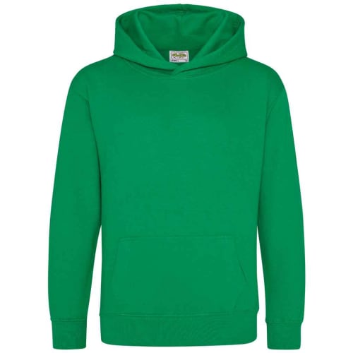 Corporate Branded AWD Kids Hoodies in Kelly Green from Total Merchandise