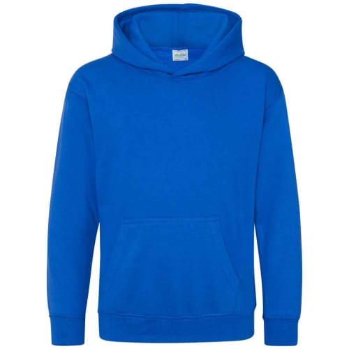 UK Branded AWD Children's Hoodies in Royal Blue from Total Merchandise