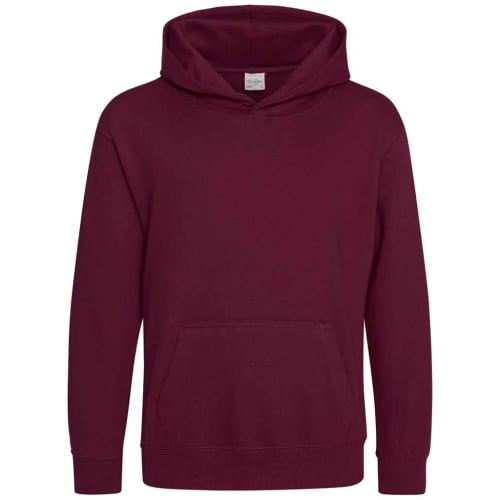 UK Branded AWD Children's Hoodies in Burgundy from Total Merchandise