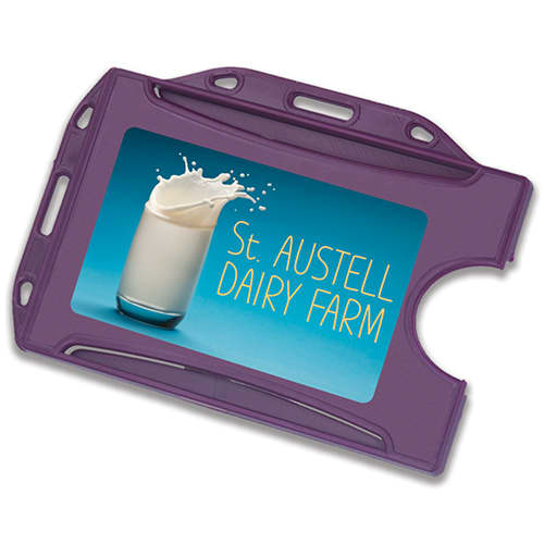 Recycled ID Card Holders in Purple