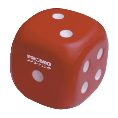 Printed Stress Dice for Campaign Giveaways