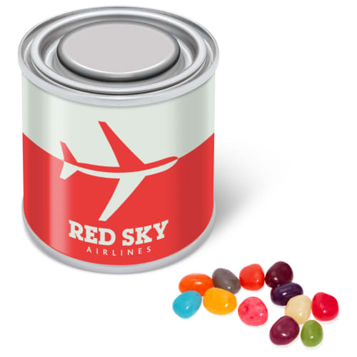 Gourmet Jelly Bean Flavours for Paint Tin of Sweets from Total Merchandise