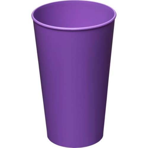 Arena Plastic Cups in Purple