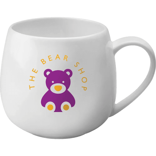 Bone China Hug Mugs in White