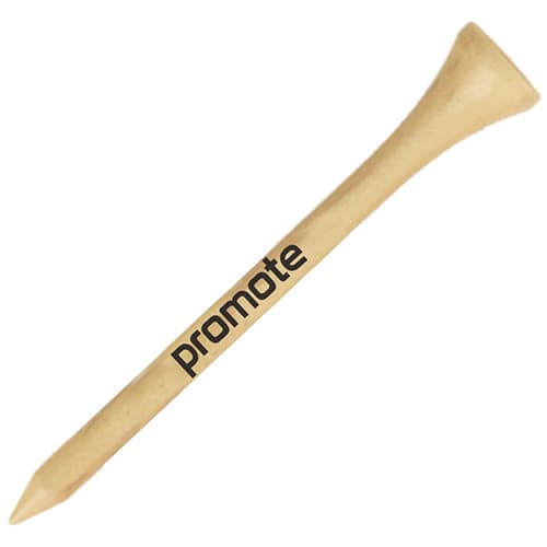 This branded golf tees feature your branding eye-catchingly printed in one colour.