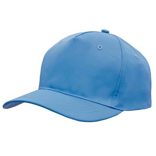 Custom made cap in sky blue