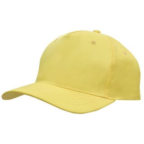 Polyester Twill Budget Caps in Gold