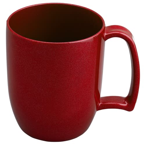 Custom Printed Kafo Recycled Mugs in Red from Total Merchandise