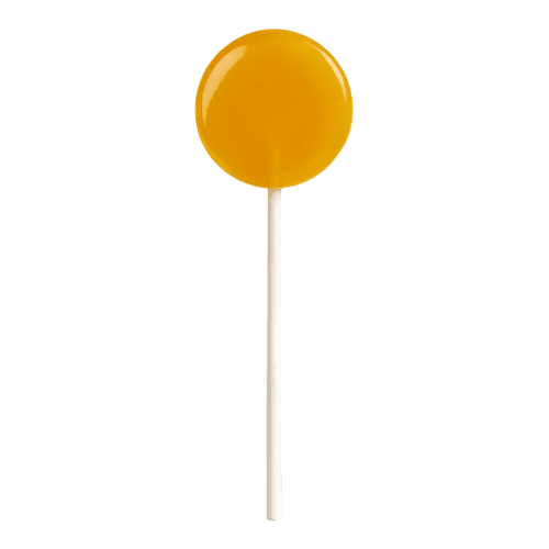 Printed Lollies in Orange
