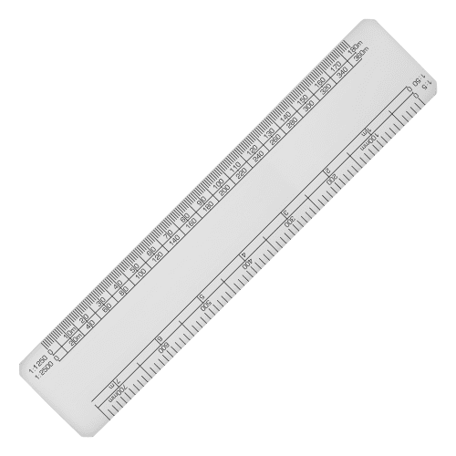 Branded rulers printed with company logos