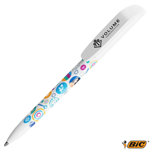 BiC Super Clip Ballpens in White