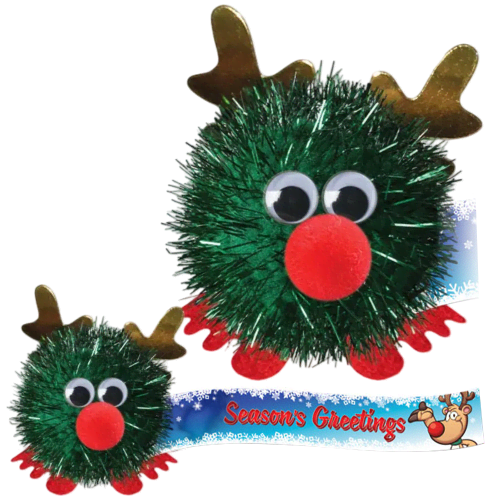 Promotional Glitter Reindeer Logobugs, are a great low cost promotional idea