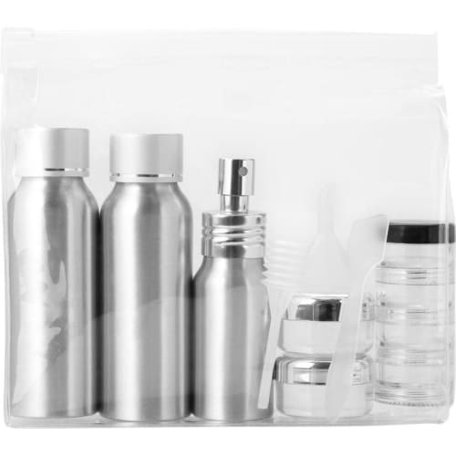 Airline Approved Alu Bottle Set