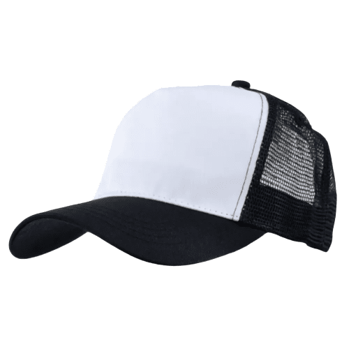 Truckers Mesh Caps in Black/White