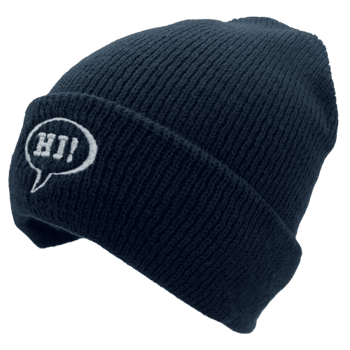 Thermal Fleece Beanies in Navy Blue
