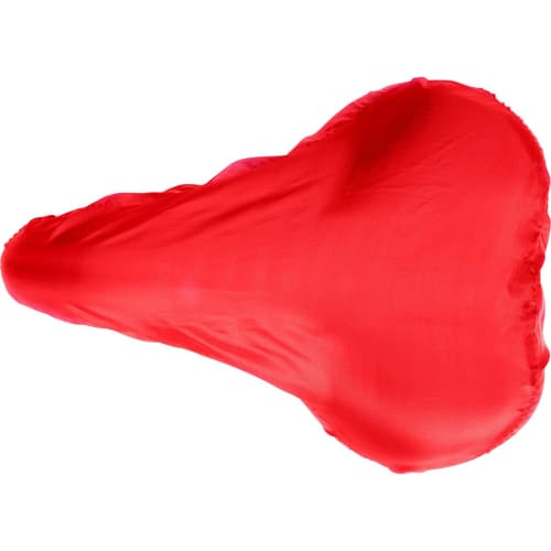 Promotional Polyester Bike Seat Covers in red available from Total Merchandise