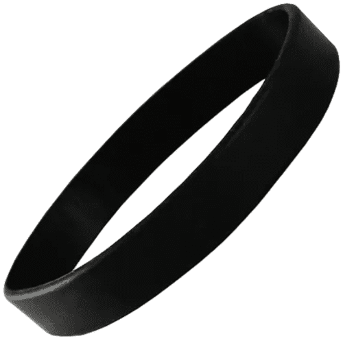Total Express Silicone Wristbands in Black