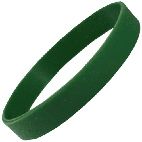 Total Express Silicone Wristbands in Dark Green