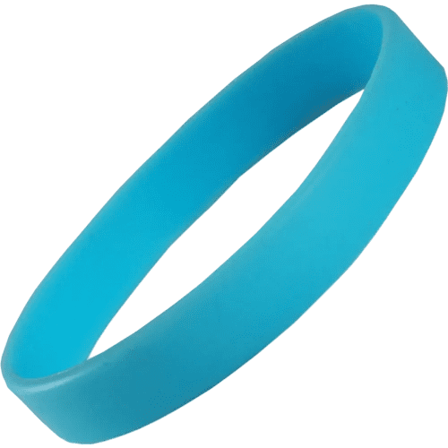 Total Express Silicone Wristbands in Light Blue