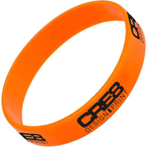 Total Express Silicone Wristbands in Orange