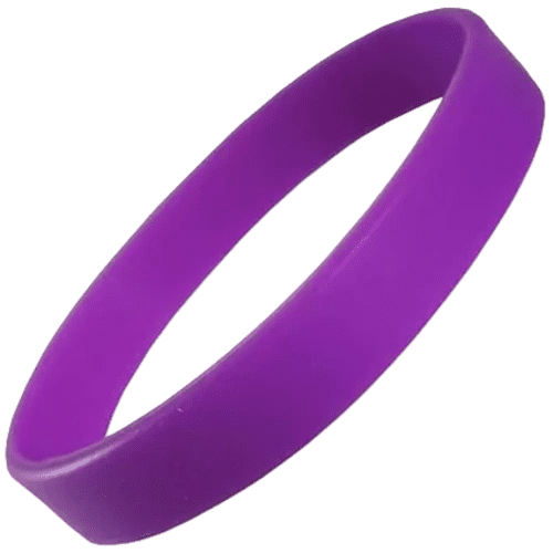 Total Express Silicone Wristbands in Purple