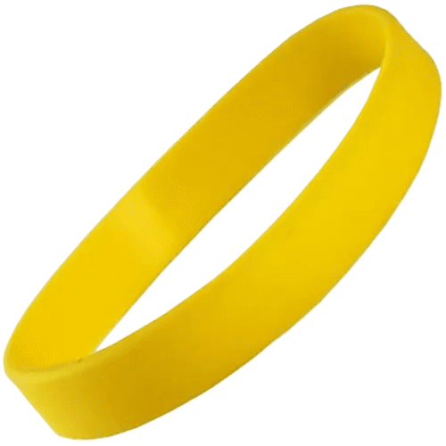 Total Express Silicone Wristbands in Yellow