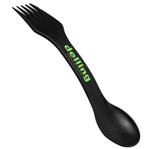 Fork Spoon Knife Combi in Black