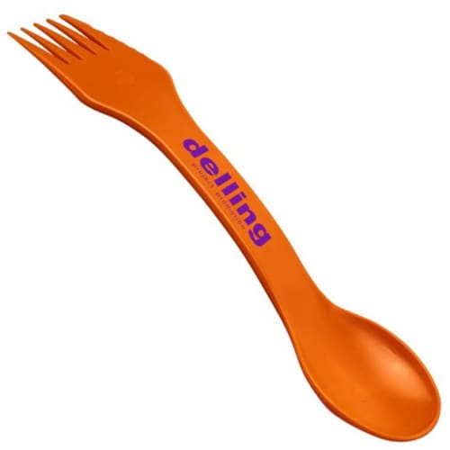 Fork Spoon Knife Combi in Orange