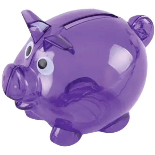 Promotional money boxes for desktop advertising