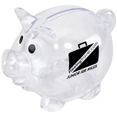 Mini Translucent Piggy Banks in Translucent