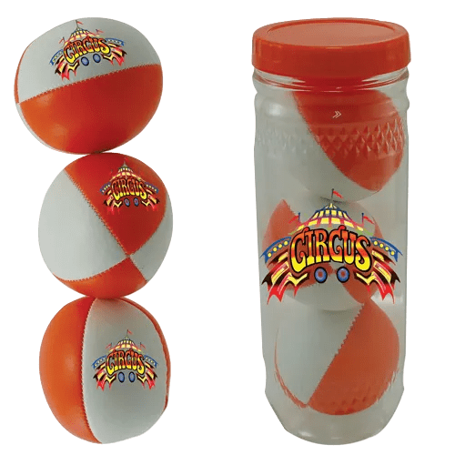 Custom Printed 3 Ball Juggling Sets for Kids Giveaways