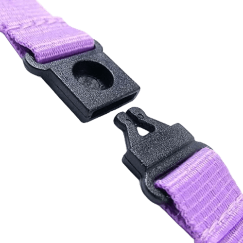 Safety Break Release for Custom Branded 20mm Woven Lanyards from Total Merchandise