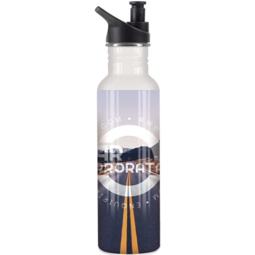 750ml Full Colour Metal Sport Bottles