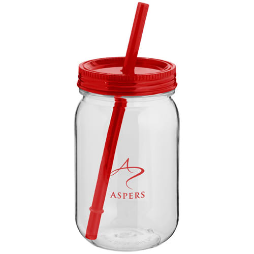 750ml Plastic Jar Tumblers