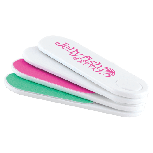 Nail File and Buffer Sets in White