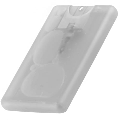 Express Printed Credit Card Hand Sanitisers in Frosted White from Total Merchandise